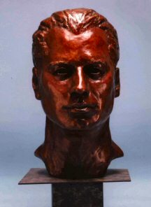 Bronze bust of Mr. John Travolta
